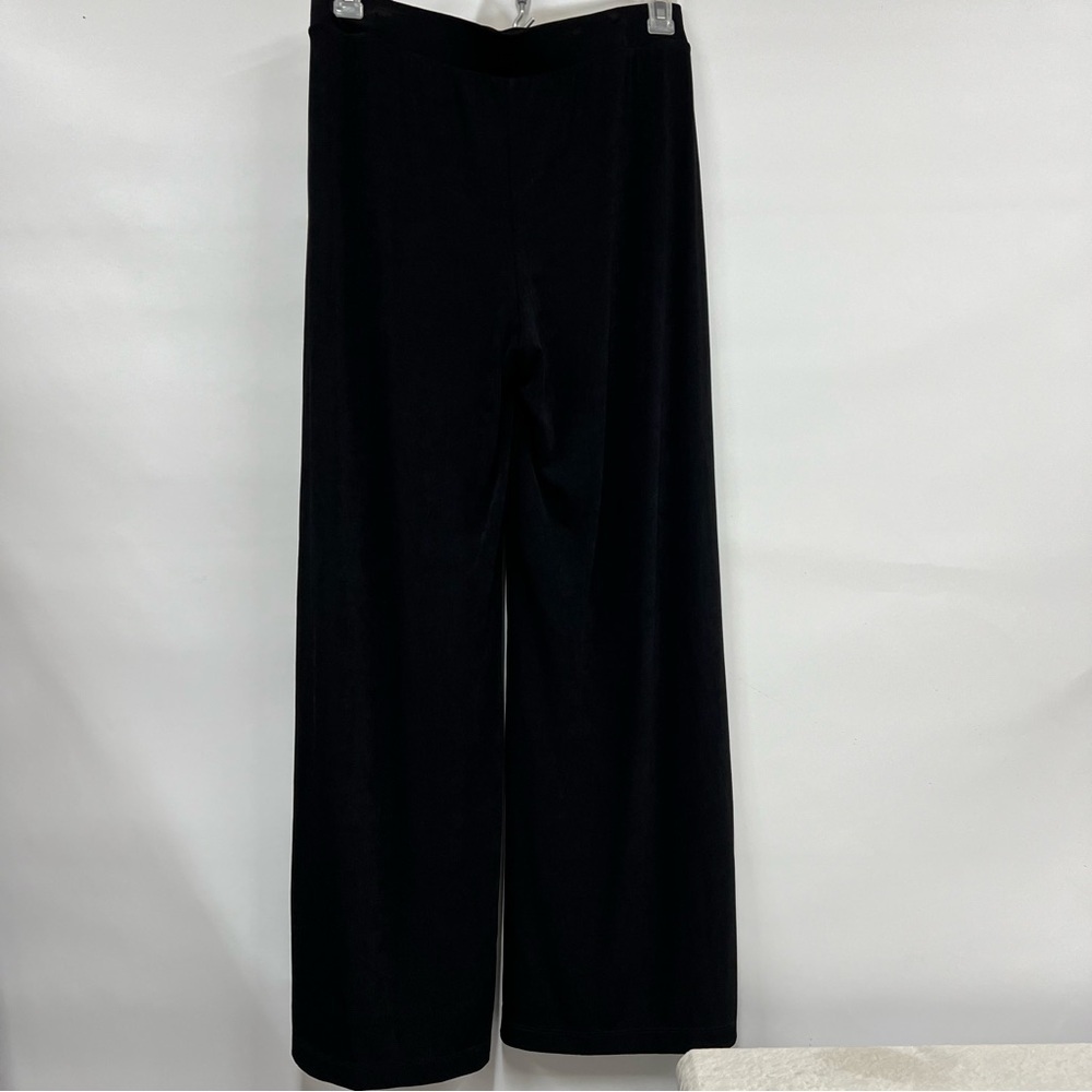 Chico’s 1R black travelers slinky jersey stretchy knit pants US size 8/10R